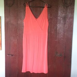Banana Republic coral dress